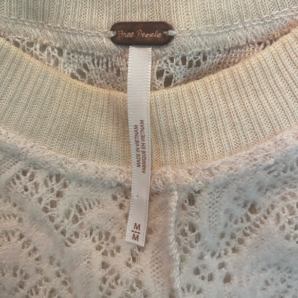 SOLD!!!!!!! Free People Black and Cream Long Sleeves Pair - Picture 3 of 4